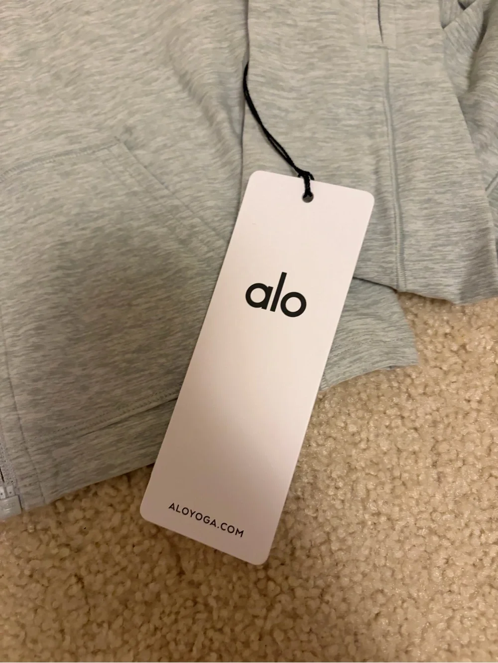 Alo cropped zip up
